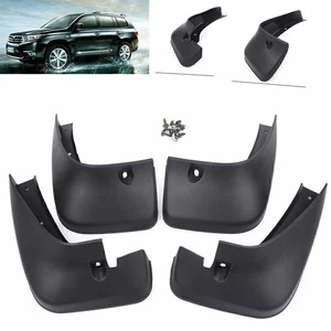 4x Splash Guards Mud Flaps For 2001-2007 02 03 04 Toyota Highlander 76626-48020 - Picture 1 of 10