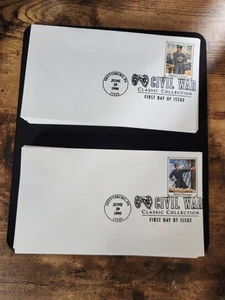 2 Sets of 20 First Day Issue Civil War Classic Collection 1995 + 2 From 1961 - Picture 1 of 19