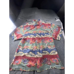 Tommy Bahama Men's Tropical Floral Short Sleeve Button Up Shirt - Picture 1 of 6