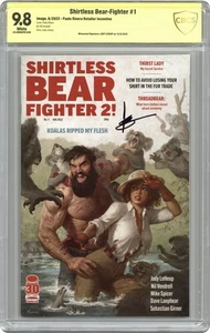 Shirtless Bear-Fighter 2 1D CBCS 9.8 Witnessed Sig Leheup 2022 23-0B9A2F6-020 - Picture 1 of 2