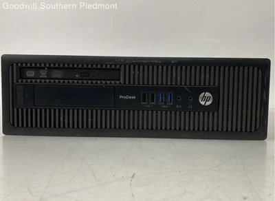 HP ProDesk 600 G1 SFF Intel Core i3-4130 3.4 GHz 8GB RAM 500 GB HDD Win10 - Image 1 of 4