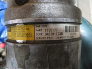 Compresor de aire acondicionado 4-138 compatible con 92-93 ACHIEVA 17126 - Imagen 1 de 3