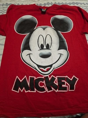 Vintage 90's Jerry Leigh Mickey Mouse Disney Single Stitch T Shirt Lg - Image 1 of 4