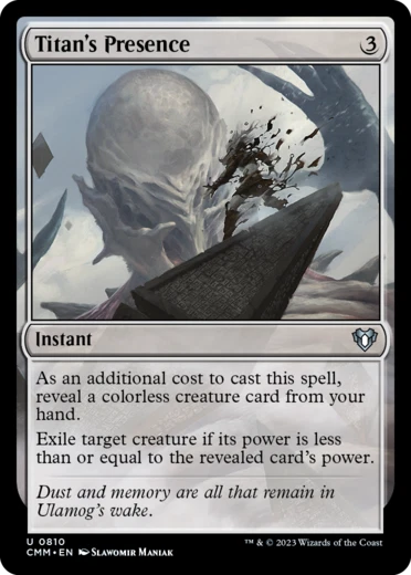 MTG Titan's Presence English CMM - Image 1 of 1