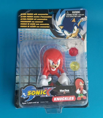 SONIC PROJECT SONIC X " SEGA MACDUE  SRL"  KNUCKLES ACTION FIGURES 2000 A - Immagine 1 di 4