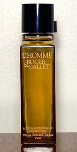 Brand New Vintage  L'Homme by Roger & Gallet After Shave Splash 3.4 oz France