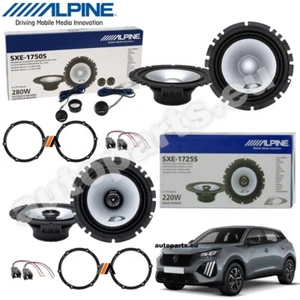 Kit 6 Altavoces Alpine Anteriores Y Posteriores Para Peugeot 2008 Desde 2013 - Imagen 1 de 7