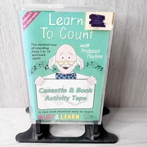 LEARN TO COUNT AUDIO CASSETTE TAPE - RARE RETRO TAPE 1993 - Picture 1 of 4