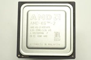 🔴 AMD-K6-2/400AFR 2.2V CORE/3.3V I/O - Picture 1 of 2