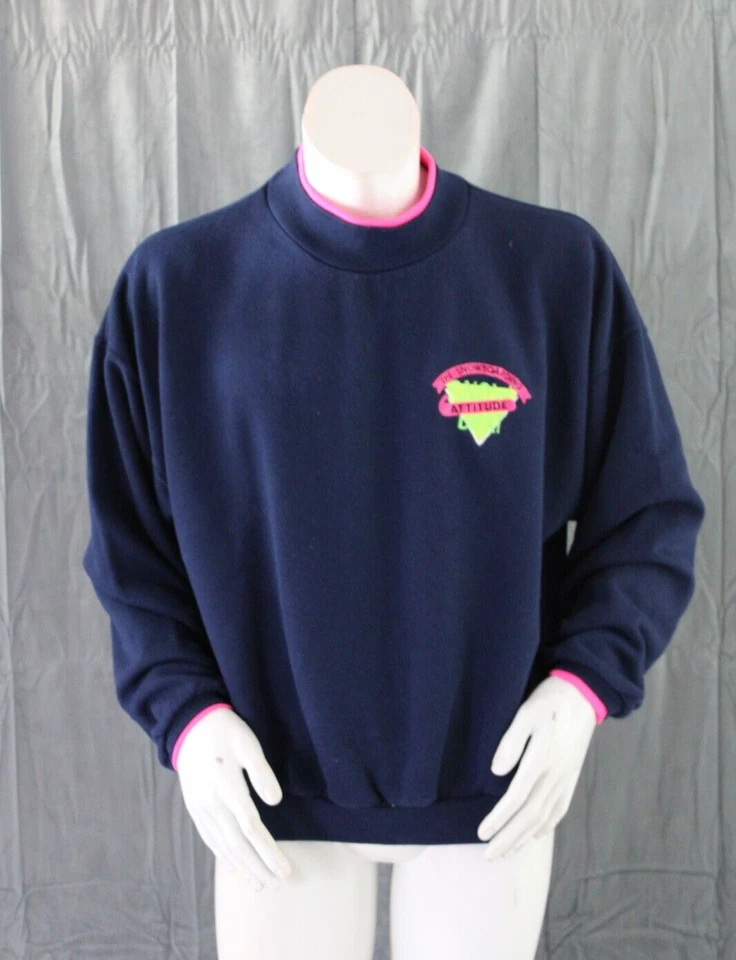 Vintage early Snowboard Sweater - The Snowbaord Attitude - Men's XL - Image 1 of 4