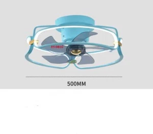 Dimmable Fan Ceiling Chandelier Flush Mount LED Light Lamp Lighting Remote - Picture 1 of 23
