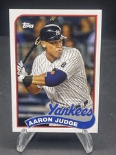2023 AARON JUDGE/DEREK JETER TOPPS ARCHIVES 1989 DOUBLE HEADER INSERT #89DH-11