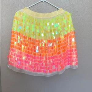 Cat & Jack Girl rainbow sequin skirt size XL(14-16) - Picture 1 of 4