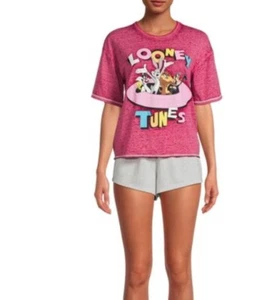 NWT S 4 6 ladies pajamas sock LOONEY TUNES bugs bunny tweety sylvester taz daffy - Picture 1 of 6