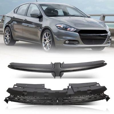 Front Upper Grille and Bumper Grille Molding Trim 2PCS For Dodge Dart 2013-2016 - Изображение 1 из 4
