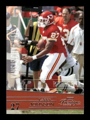 2006 Playoff Prestige Larry Johnson   #77 - Image 1 of 2