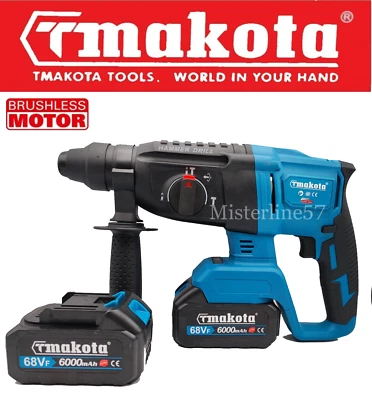Tassellatore A Batteria 2 Batterie Martello Demolitore Percussione Trapano SDS