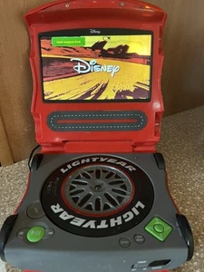 Disney Pixar Cars Lightning McQueen tragbarer DVD Player ohne Kabel oder Fernbedienung LESEN - Bild 1 von 14