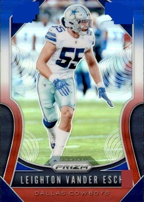 2019 PANNIi PRIZM RED WHITE BLUE #41 LEIGHTON VANDER ESCH DALLAS COWBOYS - Image 1 of 2