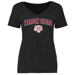 Women's Black Morehouse Maroon Tigers Proud Mascot T-Shirt - Picture 1 of 2