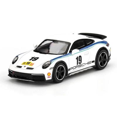 Mini GT 1:64 Diecast Modelo Porsche 911 Dakar #19 Rally 1974 Blanco #1009 Foto 1 de 4