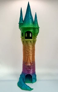 Fantasy Castle Dice Tower – Multicolor 3D Print | DnD, Pathfinder, RPG Accessory - Picture 1 of 3