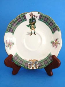 Bonnie Scotland Royal Standard, Clan Leslie, Fine Bone China 5 3/4" Saucer VTG - Picture 1 of 4