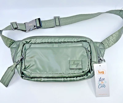 Lug Hitch Belt Sling Water Proof metallic Olive Green Strap Extender Wallet Bag - Image 1 of 4