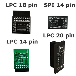 Moduł bezpieczeństwa TPM2.0 SPI 14 pin LPC 14/18/20 pin do Asrock TPM2 -SLI -S -SPI - Zdjęcie 1 z 9