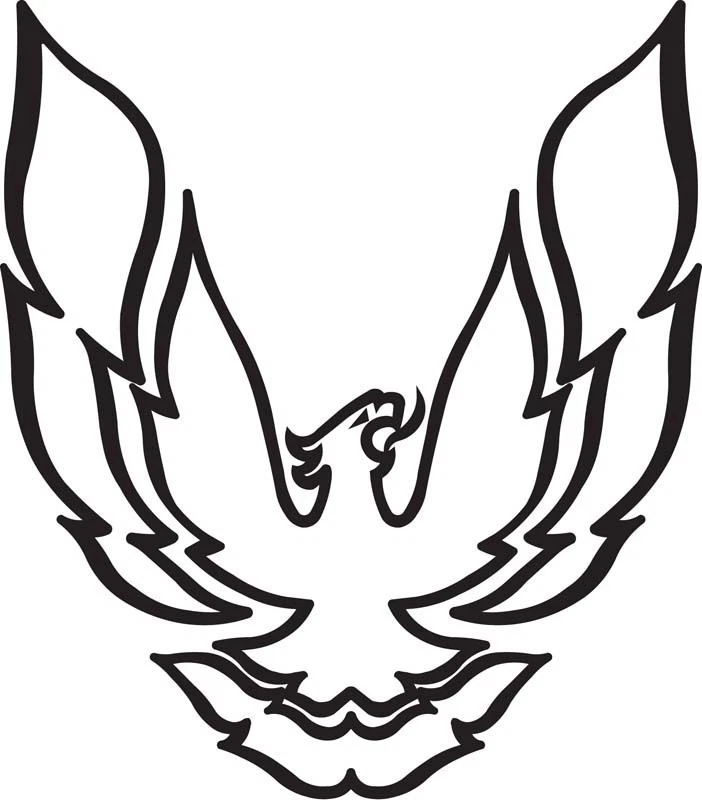 Calcomanía de vinilo Pontiac Firebird Trans Am Logo Bird pegatina a elección de color Foto 1 de 1