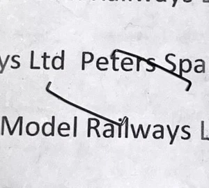 Dapol 105360 Class 22 OO Gauge Door Handrails (Pair) - Picture 1 of 1