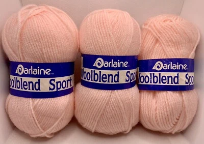 Mezcla de Lana Hilo Rosa Darlaine Mezcla de Lana Deportiva 1.75oz Lote de 2+ Mismo Lote Brasil Foto 1 de 4