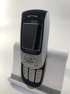 Incomplete Samsung E820 Silver T-Mobile Network Mobile Phone - Picture 1 of 12