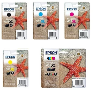 EPSON 603 XL CARTUCCIA ORIGINALE BK C M Y MULTIPACK ORIGINALE - Foto 1 di 6