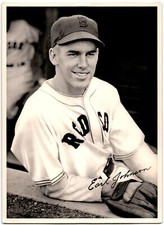 1941 BOSTON RED SOX PICTURE PACK EARL JOHNSON  6" x 9"