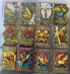 Pokemon TOPPS Series 2 - Complete die-cut set 12/12 - NM condition - Picture 1 of 2
