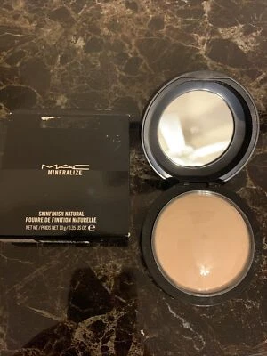 MAC Mineralize Skinfinish Natural Face Powder ~ Light Plus~ NIB Full Size In Box - Image 1 of 4