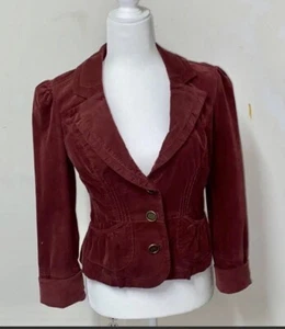 DKNY Jackets Petite in Red Wine color Size Petite - Picture 1 of 8