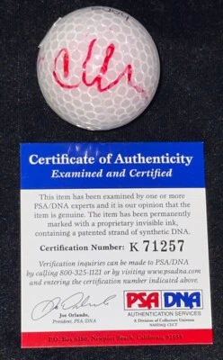 Pelota de golf firmada por Cristie Kerr "2007 US Open 2010 PGA Championship Wins" PSA Foto 1 de 3