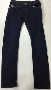 Diesel Girls Waykee-J-N Straight Leg Jeans Blue Size 12Y - Picture 1 of 2