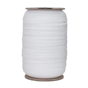 100 Yard Spool-Fold Over Elastic - White - 5/8in Wide - FOE -Headband-Baby-Girl - Picture 1 of 1