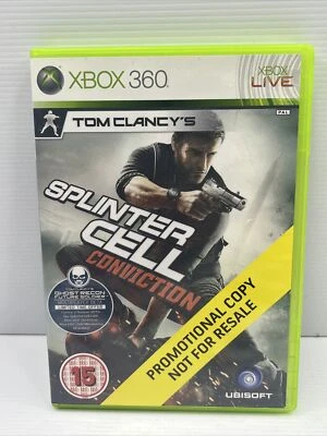 Tom Clancy's Splinter Cell Conviction Microsoft Xbox 360 Game PAL (PROMO COPY) - Image 1 of 3