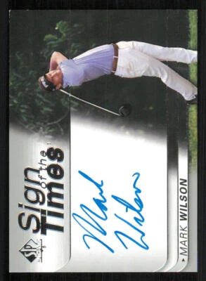 2021 SP Authentic Sign of the Times #SOTTMW Mark Wilson F - Image 1 of 2