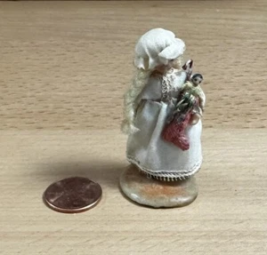 Vintage Artisan Dollhouse Miniature IRMA PARK 1977 NIADA Girl Doll & Dolly Toy - Picture 1 of 10