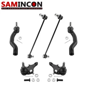 6pcs Front Lower Ball Joints Sway Bar Links Outer Tie Rods for Toyota Rav4 06-18 - Picture 1 of 8