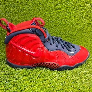 Nike Little Posite Pro GS USA Boys Size 6Y Red Blue Athletic Shoes Sneakers - Picture 1 of 10