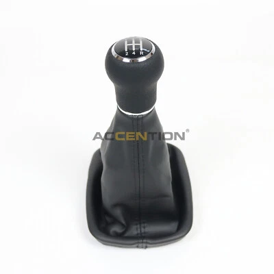For Audi  A6 C5 A4 B5 A8 D2 1998 - 2001 Car 5 Speed Gear Shift Knob Gaiter Boot - Image 1 of 4
