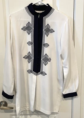 Women's blouse Jacqueline Ferrar Size S embroidered - Изображение 1 из 4