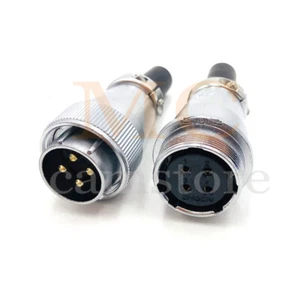 WS24 25A 4 pines acoplamiento aviación conector impermeable, conector de alimentación industrial - Imagen 1 de 7