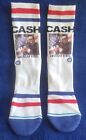 Johnny Cash Collectible American Rebel American Flag Stance Socks size Large USA